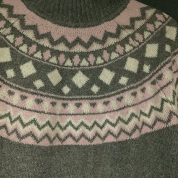 NWT Tahari fair isle very soft sweater - Picture 6 of 9